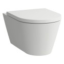 Pakabināms tualetes pods Kartell by LAUFEN Rimless ar SoftClose vāku, balta-matēta