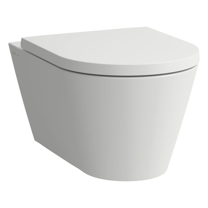 Подвесной унитаз Kartell by LAUFEN Rimless с крышкой SoftClose, белый матовый