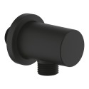 Water outlet for GROHE Rainshower recessed shower, Phantom black, 22118KF0