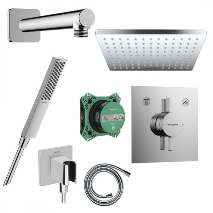 Built-in thermostatic shower set HANSGROHE Pulsify E, HANSG8-1
