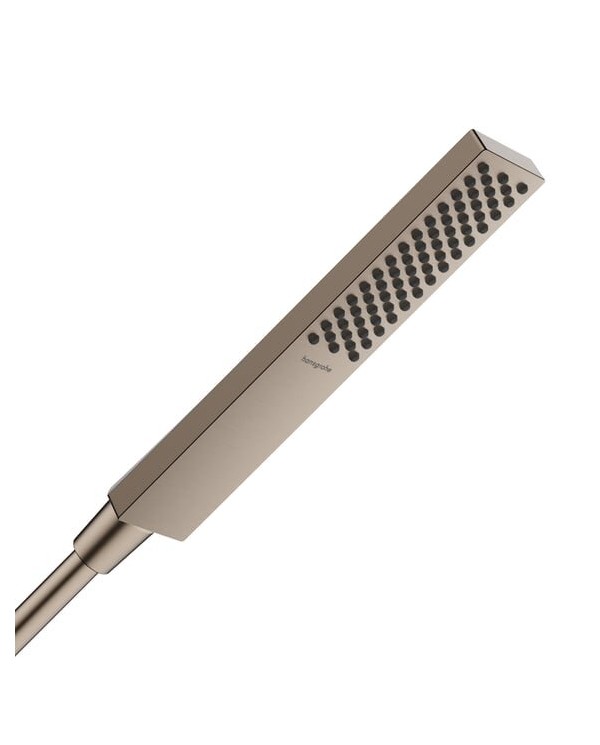 HANSGROHE Pulsify E 100 handheld shower head, 1 jet EcoSmart+, brushed bronze, 24321140
