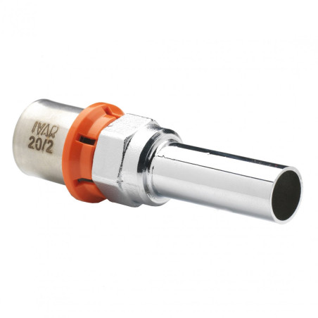 The connection is pressed with the tube MP 5702 IVAR 20 (2.0) x 15 mm.