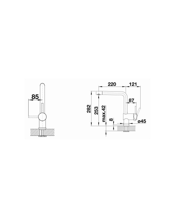 Kitchen (sink) faucet BLANCO LINUS, black