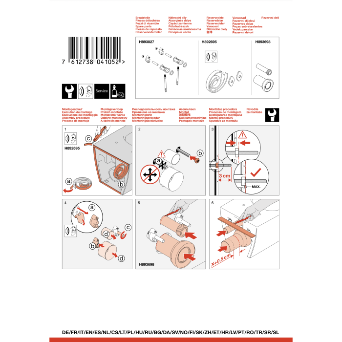 Hanging bidet LAUFEN Lua LCC coating, H8300814003021