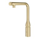 Kitchen (sink) faucet with pull-out spout GROHE Essence SmartControl, brushed cool sunrise, 31615GN0