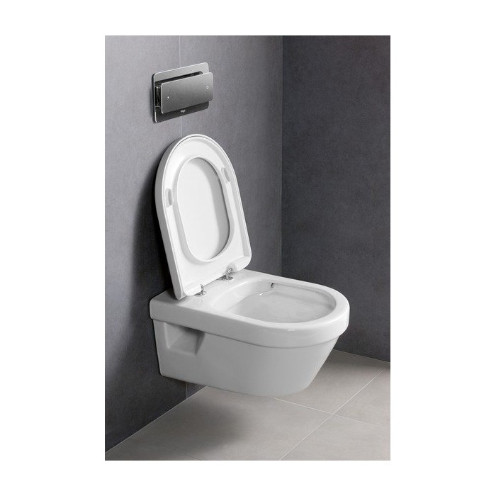 Подвесной унитаз VILLEROY & BOCH Architectura с покрытием Ceramic plus, Rimless 5684HRR1