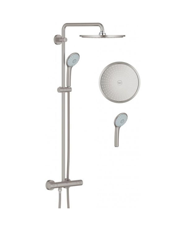 GROHE Euphoria 310 thermostatic bath-shower system with Euphoria 110 massage hand shower, 26075DC0