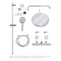 GROHE Euphoria 310 thermostatic bath-shower system with Euphoria 110 massage hand shower, 26075DC0