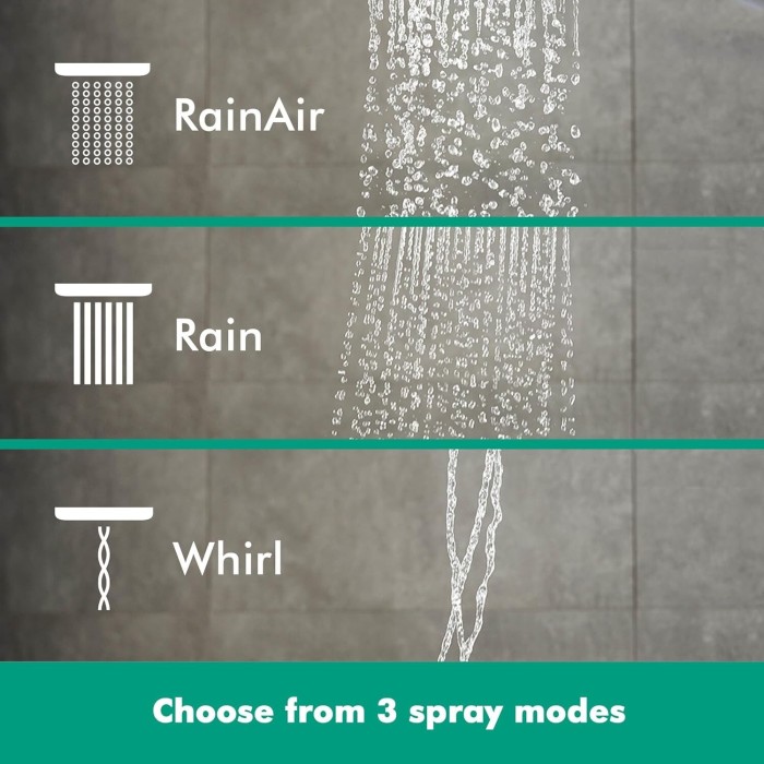 Dušas galva HANSGROHE Raindance Select S 120, matēta bronza, 26014140