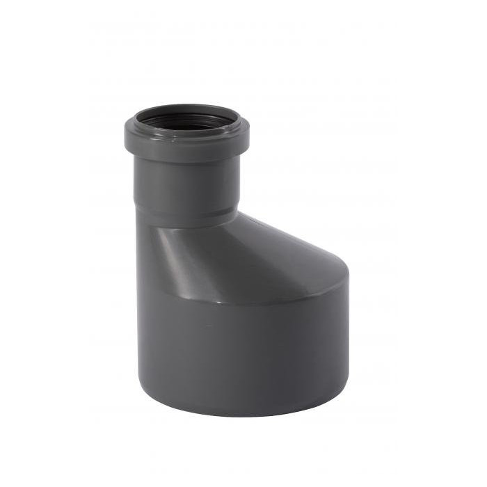 Reduced internal sewage connection WAVIN Optima 110 x 50, gray
