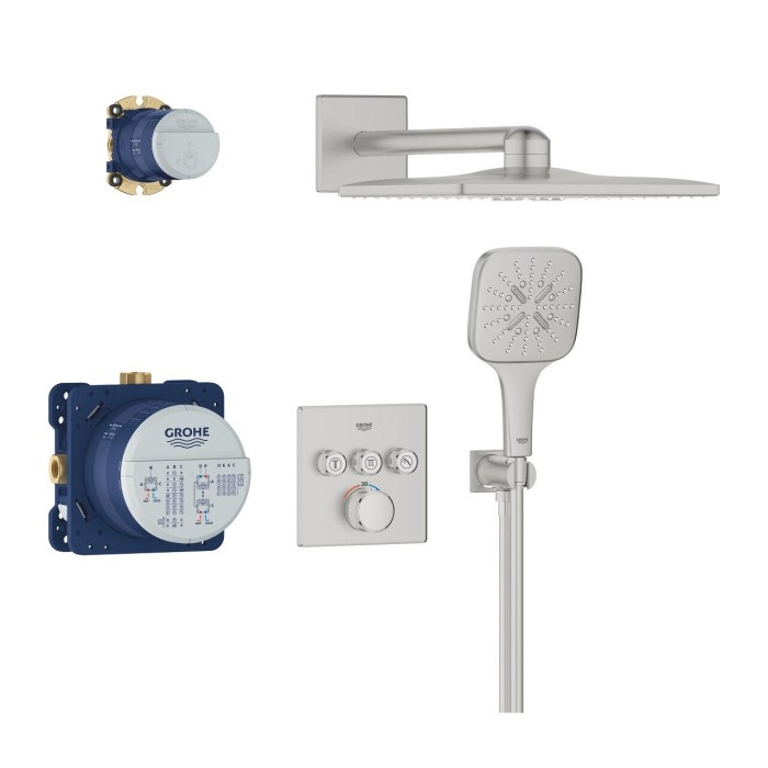 Potinkas termostata dušas komplekts GROHE Grohtherm SmartControl, 34864DC0