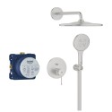 GROHE Essence Mono 310 built-in shower set, supersteel, 25287DC0