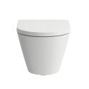 Pakabināms tualetes pods Kartell by LAUFEN Rimless ar SoftClose vāku, balta-matēta