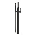 GROHE Essence floor-mounted bath mixer, phantom black, 25248KF1