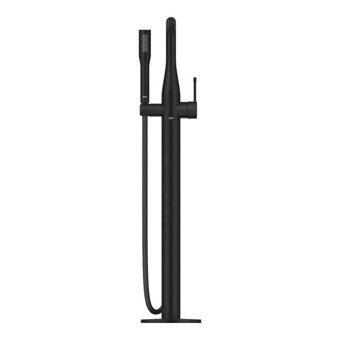 GROHE Essence floor-mounted bath mixer, phantom black, 25248KF1