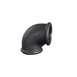 Elkoņa leņķis GRODIZINGO MĒBELES (A.L.) 3"" v/v - 90°, melna