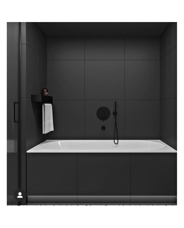 Built-in bath mixer with hand shower PAFFONI Light (brushed nickel), LIG015ST+ZDUP094ST+ZBOC139ST