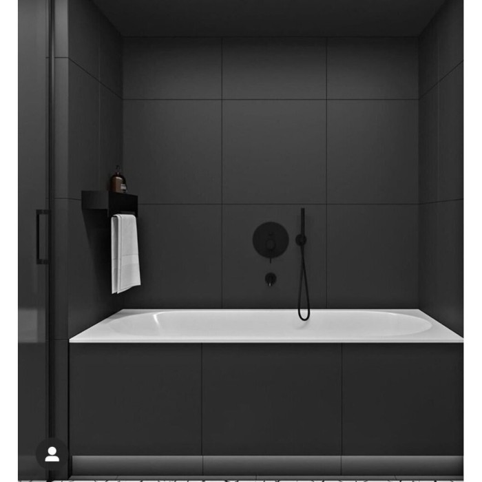 Built-in bath mixer with hand shower PAFFONI Light (brushed nickel), LIG015ST+ZDUP094ST+ZBOC139ST