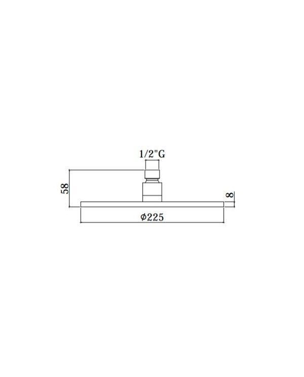 Potinkinā dušas sistēma PAFFONI Light (brūnā niķeļa), LIG015ST+ZSOF034ST+ZSOF074ST+ZDUP094ST