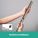 Rokas dušas HANSGROHE Pulsify S 100, 1 strūklaka EcoSmart+, 24126140