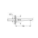 GROHE Plus Snap-on Bath 168 mm, 13404003
