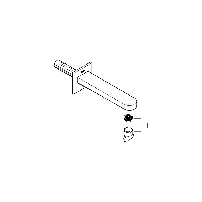 Snapas vannai GROHE Plus 168 mm, 13404003