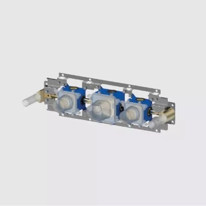 Potinkinis termostatiskais vannas maisītājs ar rokas dušu no potinkas daļas PAFFONI Modular Box, MDBOX001+MDE001NO
