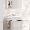 Izlietnes jaucējkrāns ar apakšējo vārstu HANSGROHE Tecturis E 240 EcoSmart+, 73070700