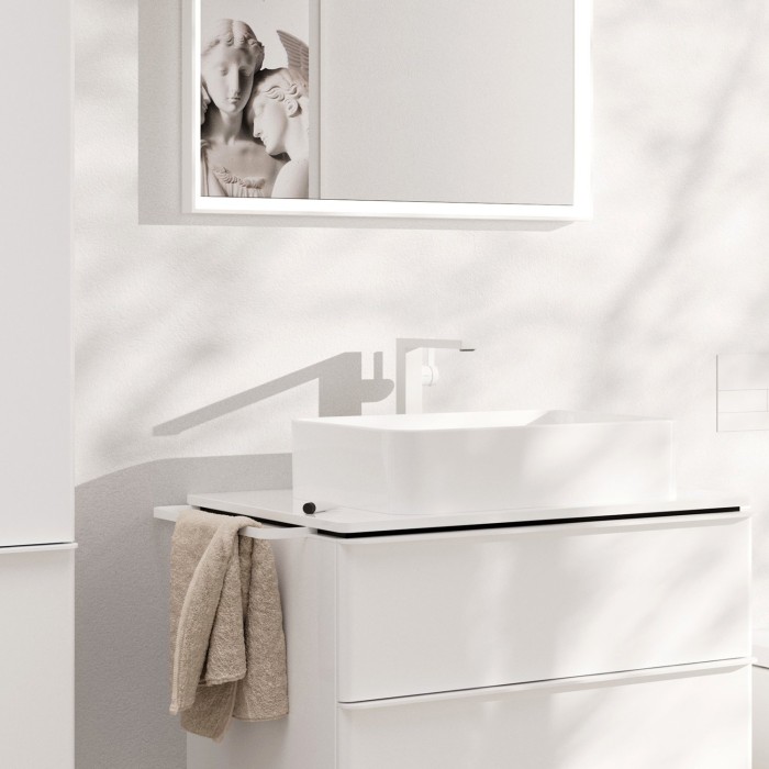 Izlietnes jaucējkrāns ar apakšējo vārstu HANSGROHE Tecturis E 240 EcoSmart+, 73070700