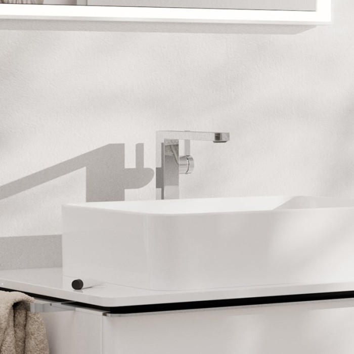 Izlietnes jaucējkrāns ar apakšējo vārstu HANSGROHE Tecturis E 240 EcoSmart+, 73070000