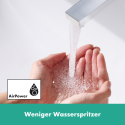 Iebūvējamais maisītājs izlietnei HANSGROHE Tecturis E 230 mm EcoSmart+, 73051000