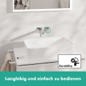 Встраиваемый смеситель для раковины HANSGROHE Tecturis E 230 мм EcoSmart+, 73051000