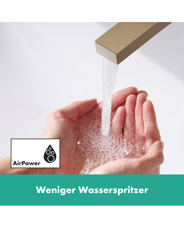 Iebūvējamais maisītājs izlietnei HANSGROHE Tecturis E 230 mm EcoSmart+, 73051140