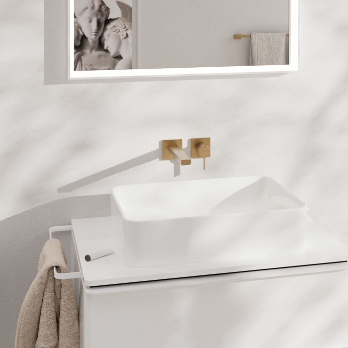 Встраиваемый смеситель для раковины HANSGROHE Tecturis E 230 мм EcoSmart+, 73051140