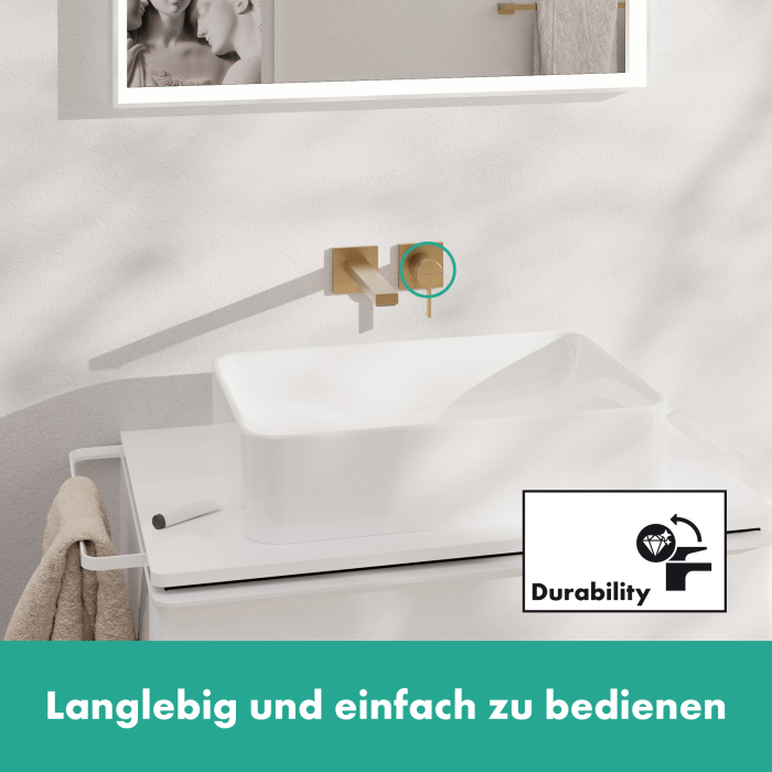Built-in sink mixer HANSGROHE Tecturis E 230 mm EcoSmart+, 73051140