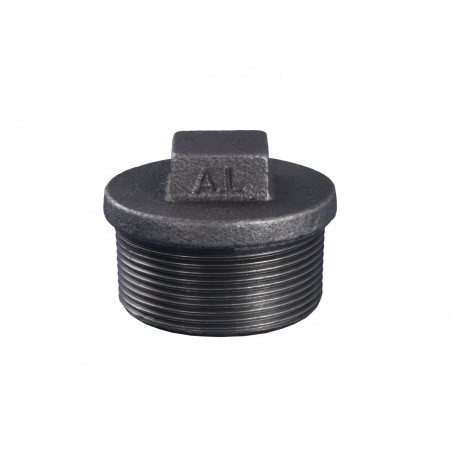 Aklē ketinātais GRODITZER FITTINGS (A.L.) 1"" ārējais, melns