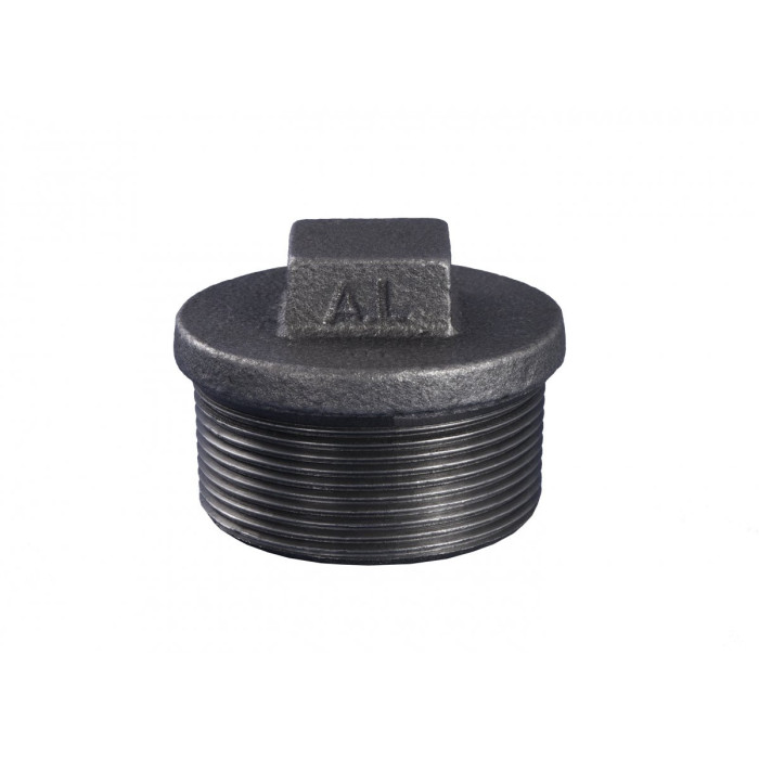 Aklē ketinātais GRODITZER FITTINGS (A.L.) 1"" ārējais, melns