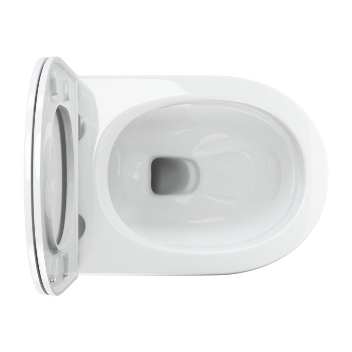 Hanging toilet OMNIRES Ottawa Comfort Rimless with soft-closing lid, OTTAWACMWBP
