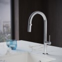 Kitchennis (izlietne) maisītājs ar izvelkamu šļūteni EU 1 jet, EU1578
