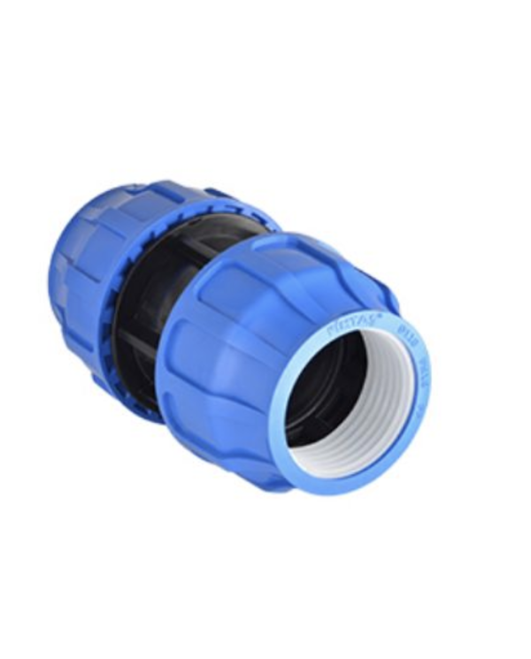 Plastic screw connection for PE pipe PIMTAS 50 x 50, EX70001204