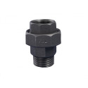 Разборное соединение четверть GRODITZER FITTINGS (A.L.) 1/2"" в/наруж., черное