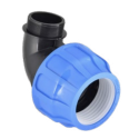 Plastmasas aizveramā elkoņa PE caurulei PIMTAS 25 x 1/2" ārējā, EX70002002