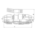 Plastmasas aizveramais vārsts PE caurulei PIMTAS 32 x 32, EX234500204