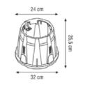 Revīzijas kaste slēgventilim PIMTAS 10", EX70003401