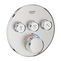Potinkinis termostatiskais dušas maisītājs GROHE Grohtherm SmartControl 3 izejas, supersteel, 29121DC0
