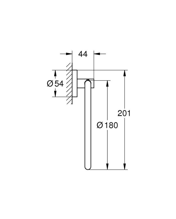 GROHE Essentials Toilet Paper Holder, 40365001
