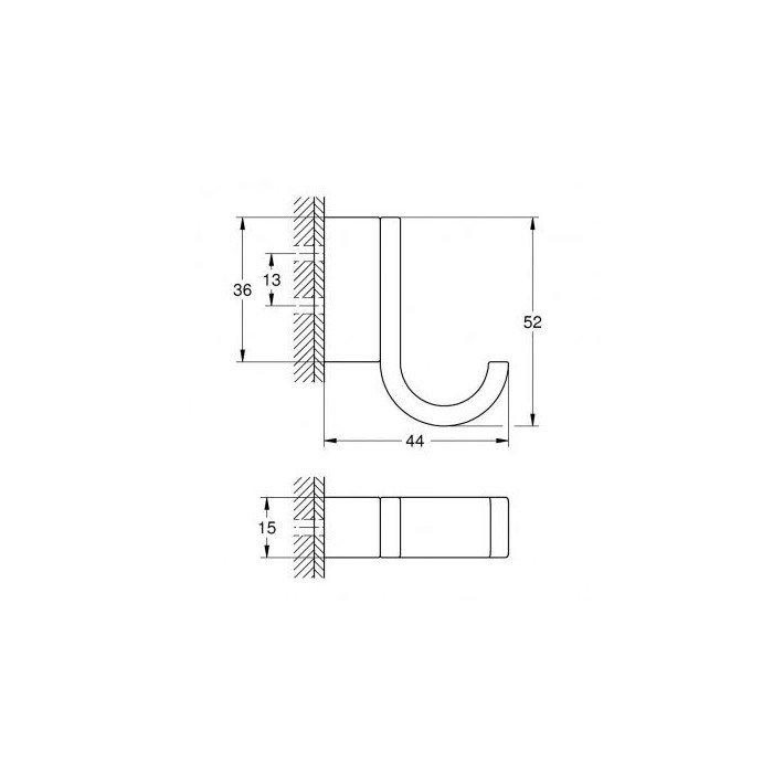 Hook for GROHE Atranka, 41039GN0