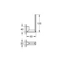Tualetes papīra turētājs GROHE Selection Cube, 40784000