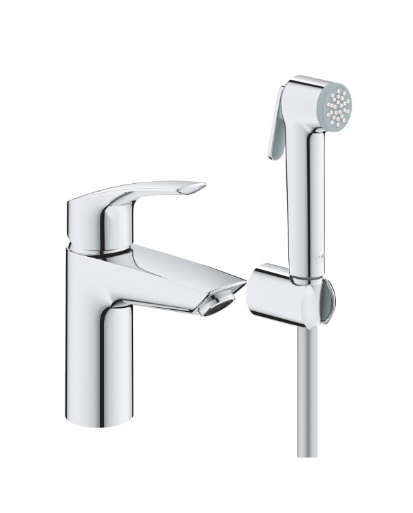 Izlietnes jaucējkrāns ar rokas dušu GROHE EuroSmart, 23124003