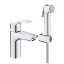 Izlietnes jaucējkrāns ar rokas dušu GROHE EuroSmart, 23124003